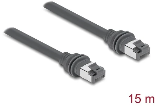 Delock Kabelis krosowy RJ45 Kat.6 15 m Pilka (90667)