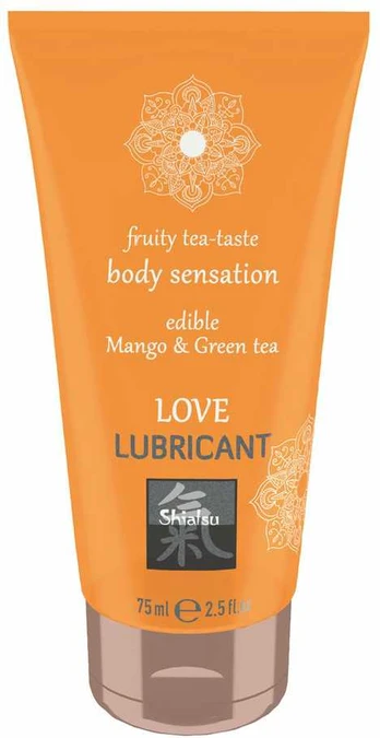 HOT Love Lubricant edible - Mango & Žalias Tea