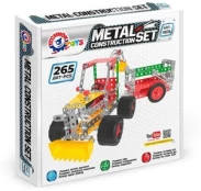 Konstruktorius Technok Metal Set Tractor With Trailer 4876, plastikas/metalas kaina