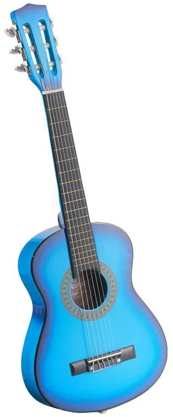 Klasikinė gitara su priedais, 780 mm, mėlyna
