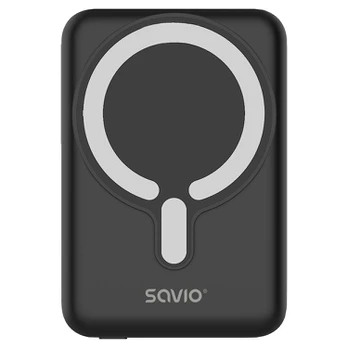 Energy storage Savio Black Magnetic 10000mAh 20W