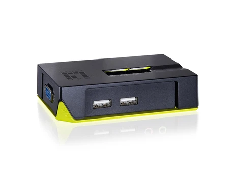 Level One LevelOne KVM Switch 2x VGA/USB KVM-0222 Juodas Edition