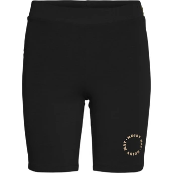 Šortai moterims, Juoda, NMKERRY HW LOGO SHORT