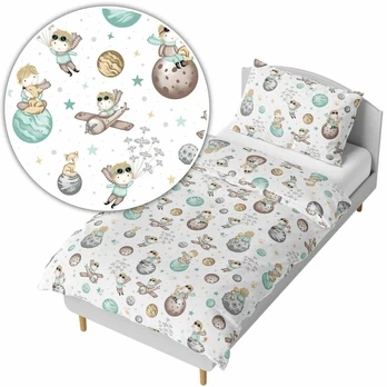 Cover set - 2 pcs - 120x90, 40x60 - LITTLE PRINCE - MINT