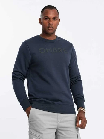 men's sweatshirt dark mėlynas