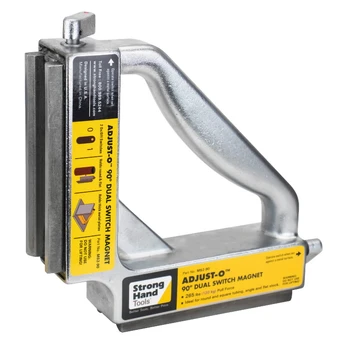 Suvirinimo magnetas dvigubas on/off, Adjust-O, 90°, 120kg, Strong Hand Tools