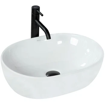 Praustuvas Rea Amelia 48, keramika, 48 cm x 34.5 cm x 13.5 cm