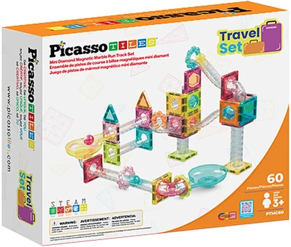 Picasso Tiles Magnetic marble circuit 60pcs