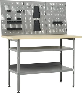 Darbastalis su 3 sieninėmis plokštėmis