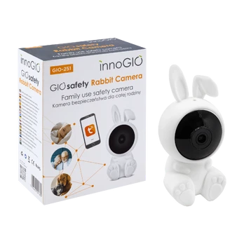 INNOGIO mobili auklė su kamera GIOsafety Rabbit, GIO-251
