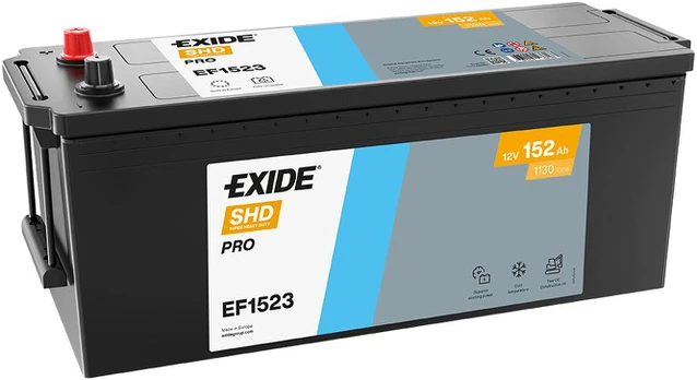 Akumuliatorius EXIDE EF1523 12V 152Ah 1130A K+
