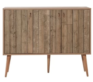 Spintelė Kalune Design Mega 728, sonoma ąžuolo, 36 cm x 120 cm x 90 cm