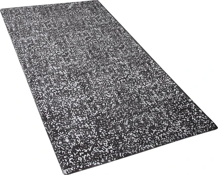 Beliani 80 x 150 cm pilkasis kilimas