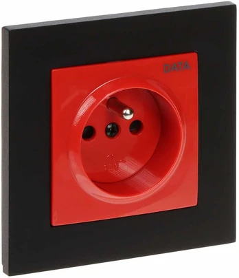 DATA SINGLE SOCKET OUTLET WITH FRAME SANTRA/4142-19/EPN 230 V 16 A Elektro-Plast
