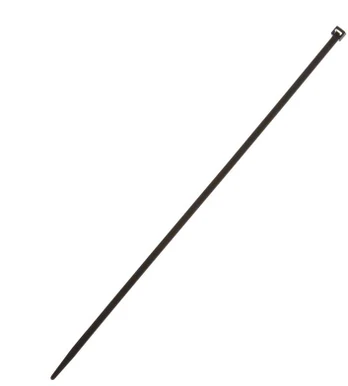 Tvirtinimo dirželis Elematic, poliamidas, juodas, 290 mm x 4.5 mm