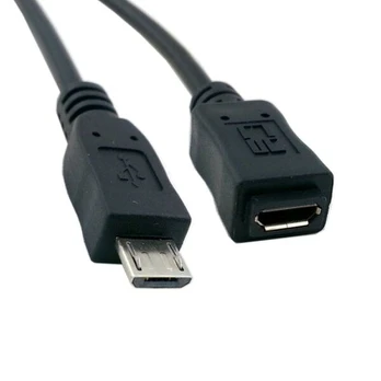 Microusb prailginimo laidas (0,5m) – Micro Usb M/f