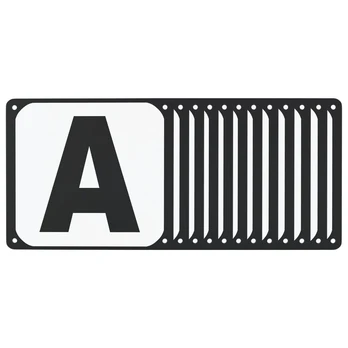 Raidės jojimo aikštelei, 12vnt., plienas