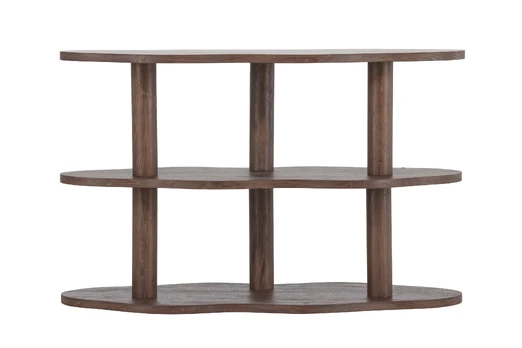 Moln Shelf 120x45x75 cm - MDF with Mocca 3D Paper