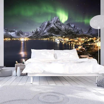 Artgeist Fototapetas - Aurora borealis
