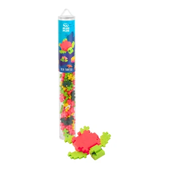 Plus Plus - Sea Turtle / 100 pcs Tube - (4327)