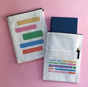 Bookshops Not Billionaires Book Sleeve