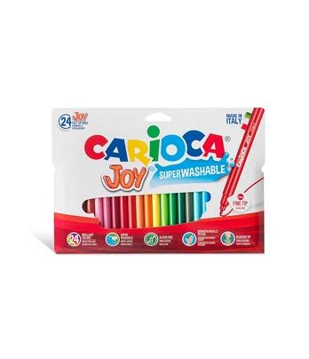 Flomasteriai CARIOCA JOY, 24 vnt.