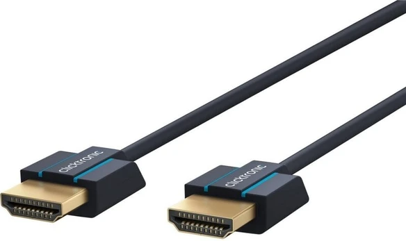 CLICKTRONIC Kabelis HDMI 2.0 4K 60Hz Super Slim 0,5m