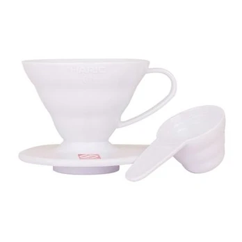 Hario V60-01 Plastic Dripper Baltas