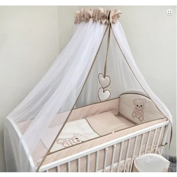 Užuolaidėlė-baldakimas lovytei Ankras Beige