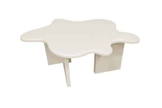 Flower Sofa Table 115x76x40 cm - MDF Beige Painting FSC 100%