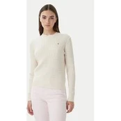 Tommy Hilfiger Megztinis WW0WW44993 Écru Regular Fit