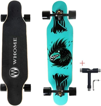 Longboardas 31 colio, 8 sluoksnių klevo, su T-įrankiu