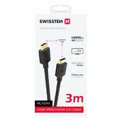 Swissten HDMI to HDMI 4K Cable 3m kaina
