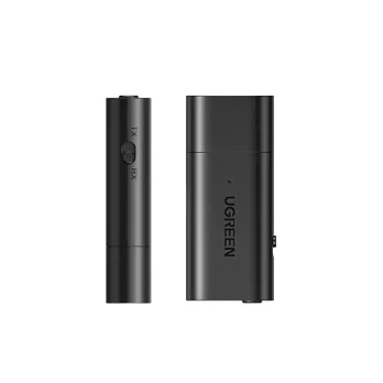 Ugreen transmitter transmitter | receiver Bluetooth 5.0 wireless audio adapter 3.5 mm mini jack black (CM523 60300)