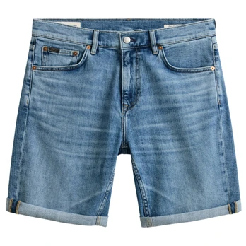 Šortai vyrams, Mėlyna, reg gant jeans shorts