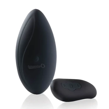 The Screaming O Premium dėvimas vibratorius su kelnaitėmis, juodas