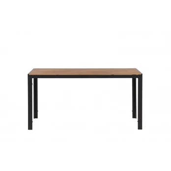 Break Diningtable Alumnium - Black / Nature   90*150*75