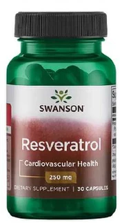 Swanson Resveratrol 30 Kapsulių