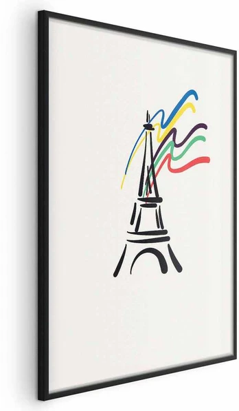 Artgeist Plakatas - Eiffel Tower and Colors