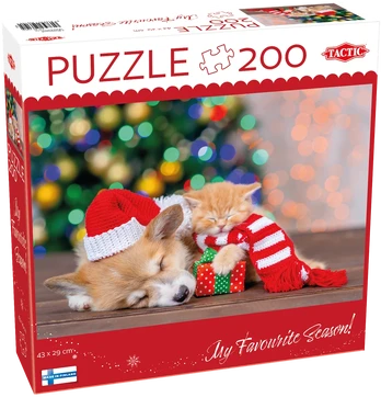 Tactic Puzzle 200 Pcs: Fluffy Presents