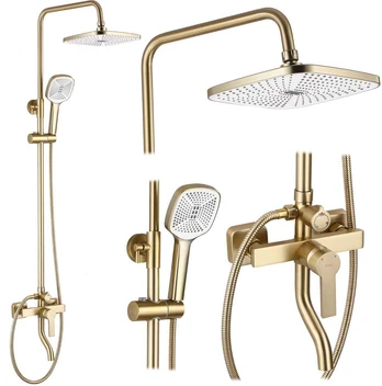 Dušo sistema REA Argus, Brushed Gold