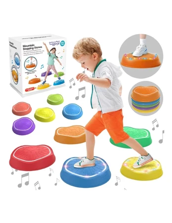 WOOPIE Interactive Balance Stones with Sound and Light 5 pcs.