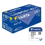 Varta 357 (SR1154W) SR44 baterijos 10 vnt. kaina