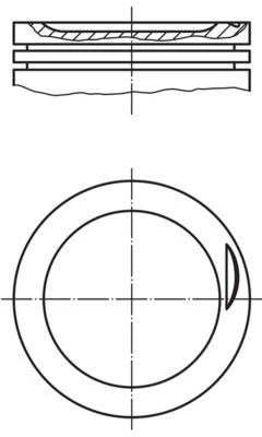 Stūmoklis MAHLE 0308300
