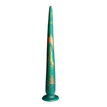 „Power Monsters Verdant Titan“ – 47 cm banguotas „Monster“ silikoninis dildo