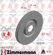 Stabdžių diskas ZIMMERMANN 440.3127.52 kaina