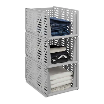 Kodustaar Spintelių organizavimo dėžės, 13x33,5x43,5 cm, plastikas