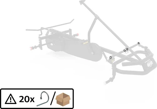 Berg XL Frame - Steering rod secure spring (20x)