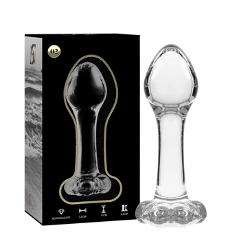 NEBULA SERIES BY IBIZA - MODEL 2 ANAL PLUG BOROSILICATE GLASS 11 CM