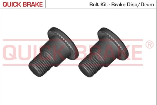 Varžtų komplektas, stabdžių diskas QUICK BRAKE 11679K